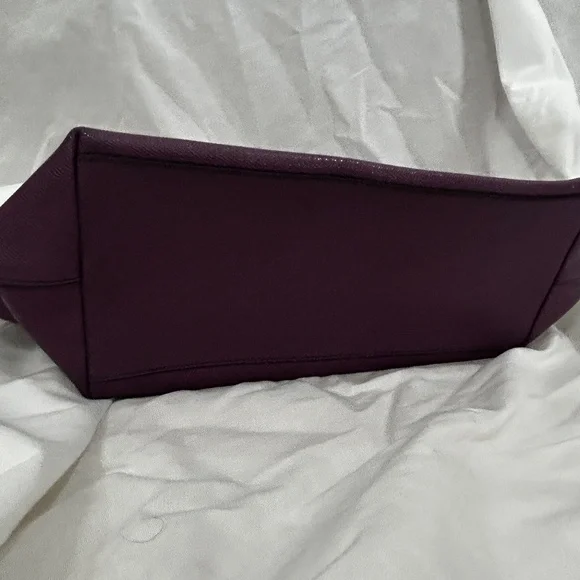 Coach City Tote bag in purple crossgrain or Saffiano leather - Picture 5 of 5